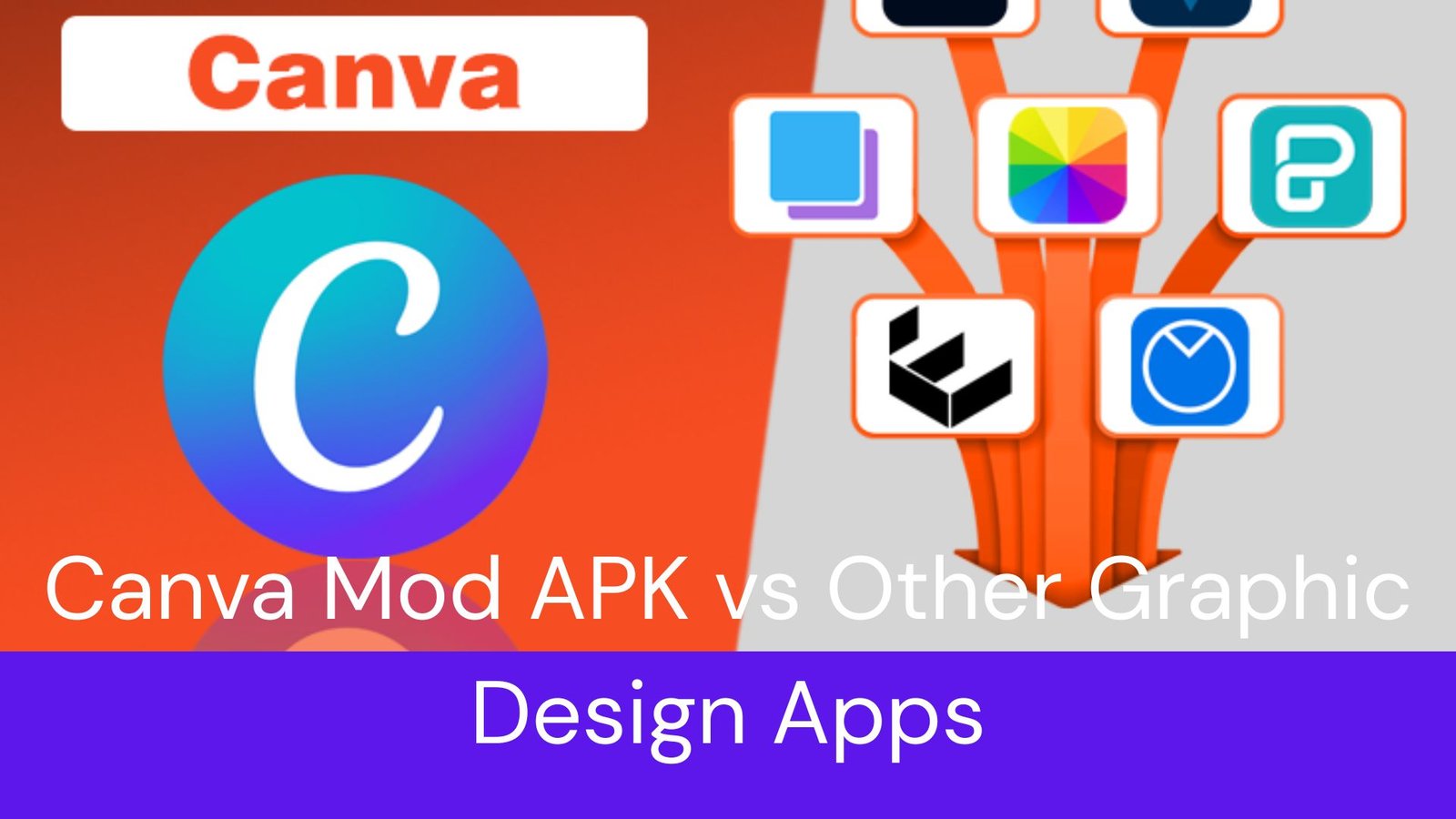 Canva Mod APK vs Other Graphic Design Apps